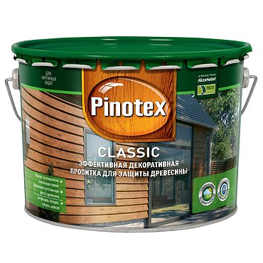 Пропитка для дерева Pinotex Classic AWB бесцветный 10л (Эстония)