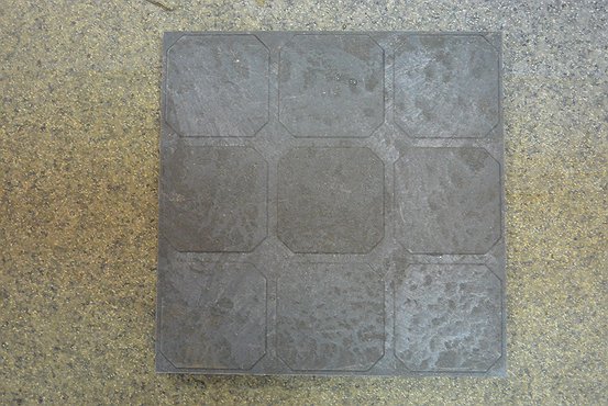 Плитка тротуарная полимерная серая 330*330*27 мм (Россия)