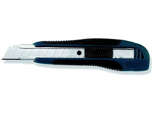 Нож с отлам. лезвиями, 18 мм 2х комп. ручка  95651037 (КНР)