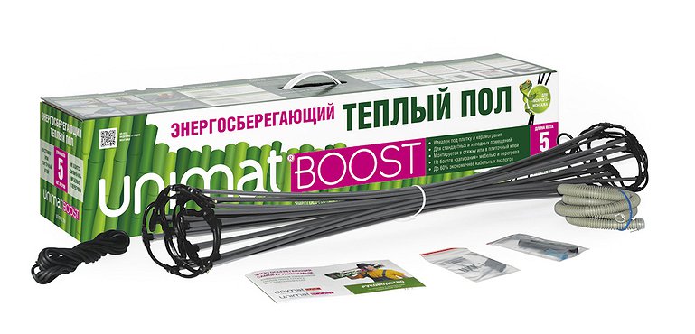 Комплект теплого пола UNIMAT BOOST- 400 (138-0.83-4.0) (Россия)