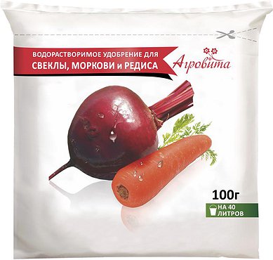 Удобрение для свеклы и моркови Агровита (100г) водораствор (Россия)
