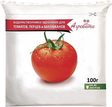 Удобрение для томатов, перцев и баклажан Агровита (100г) водораствор (Россия)
