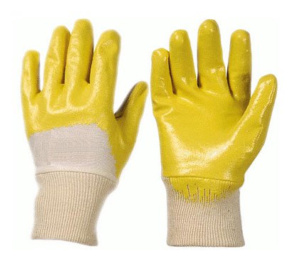Перчатки нитриловые желтые 98512010 (КНР)