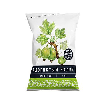 Удобрение смесовое Калийное (Хлористый калий) 1кг (Россия)