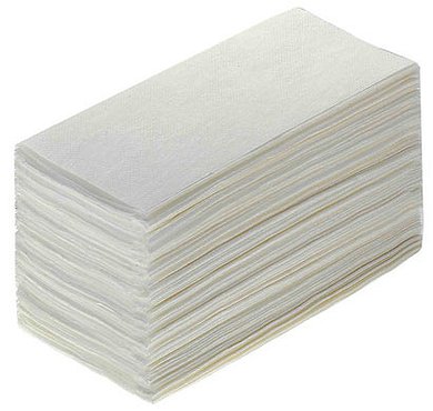 Бумажные полотенца Стандарт V-слож.1-сл.белые 24*22см (упак-20пачек) (пачка-200лист)(00.29)