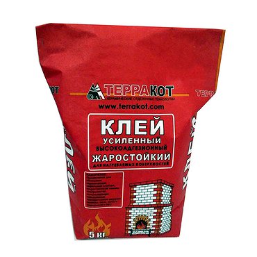 Клей усиленный «Терракот» жаростойкий 5 кг (Россия)