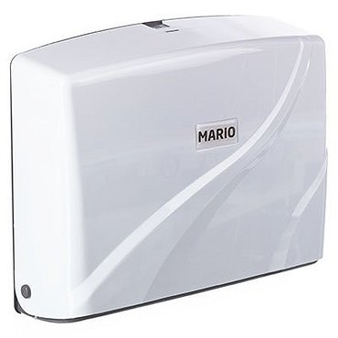 Диспенсер для БП пластик белый Mario 8877 (F177B) (24.29)