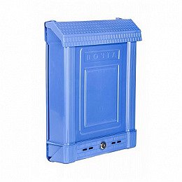 Ящик почтовый с замком синий М6179 (Россия)