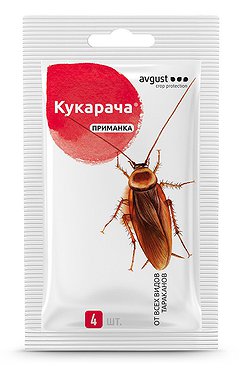 Средство от тараканов Кукарача 4шт.*1,5г(Россия)