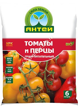 Грунт для томатов и перца 6л Антей(Россия)
