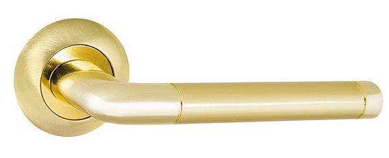 Ручка раздельная REX TL SG/GP-4 матовое золото/золото (ID 38323) (PUNTO Китай)