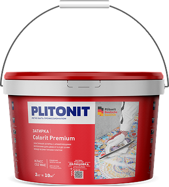 Плитонит-затирка  COLORIT Premium Белая (0,5-13мм.) 2кг(Россия)