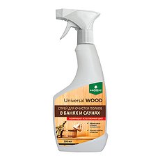 Спрей Universal Wood для очистки полков в банях и саунах 0,5л.