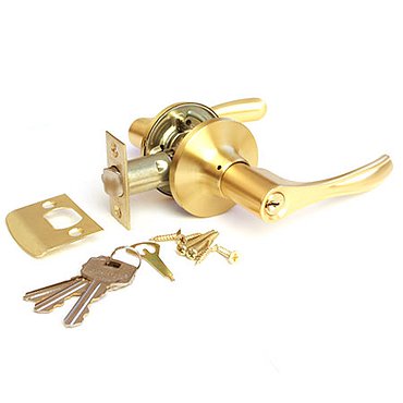 Ручка  АПЕКС 8010-01 GМ мат. золото с ключом (КНР)