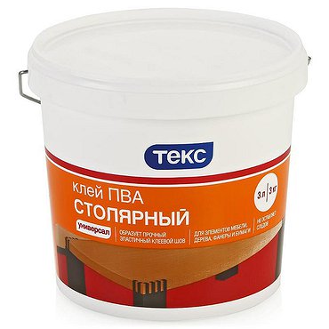 Клей ПВА профес.морозост (столярный) 1кг ТЕКС(Россия)