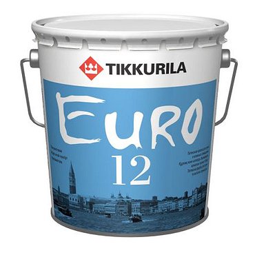 Краска ЕВРО 12 (базис А) 2,7л ТИККУРИЛА(Россия)