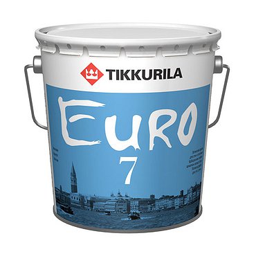 Краска ЕВРО 7 (базис С) 9,0л ТИККУРИЛА(Россия)