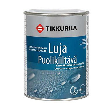 Краска ЛУЯ 40 (базис А) полуглянц. 0,9л TIKKURILA(Финляндия)
