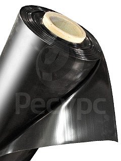 Пленка черная  400мк ш 1,5м рукав(Россия)