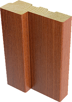 Коробка дверная итальянский орех (к-т 2.5шт) Verda квадрат профиль(Россия)