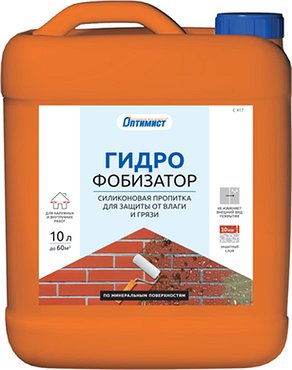 Пропитка "Гидрофобизатор" для защиты от влаги и грязи С417(5л) ОПТИМИСТ(Россия)