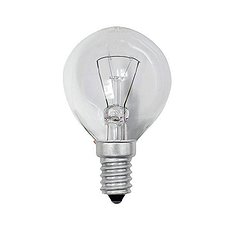 Лампа накаливания OSRAM Е14, шар 60Вт, 230В, прозрачная