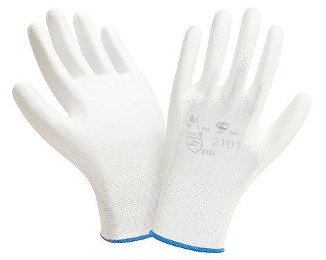 Перчатки нейлоновые с полиуретан. покрытием (Россия)