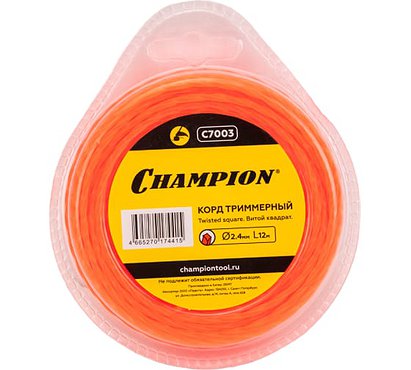 Корд трим. CHAMPION Twisted Square 2.4мм * 12м (витой квадрат) в мотке C7003