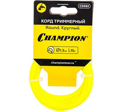 Корд трим. CHAMPION Round 1,3мм * 15м (круглый) в мотке C5062