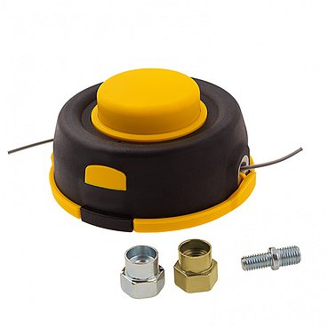 Катушка универс триммер, гайкаМ10х1.25,М8,М12,винтМ8-М10,левая резьба, шаг1.5 мм Denzel 96314