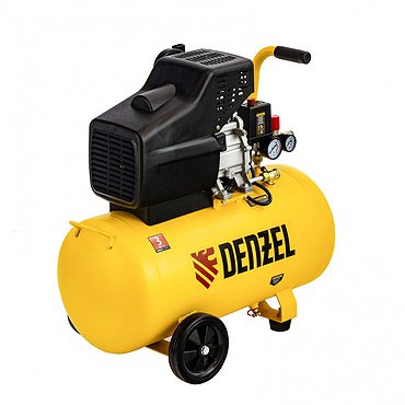 Компрессор возд.прямой привод DC1700/50 1.7 кВт 50 литров 260 л/мин Denzel 58164