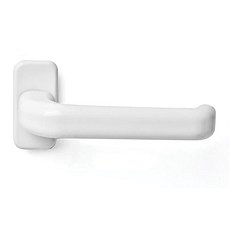 Ручка дверная для метал./пласт. дверей Н-0931-W белая (Г)