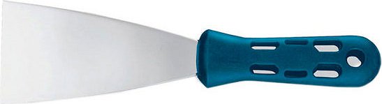 Шпатель 80 мм, нерж. сталь, пласт ручка  91090812 (КНР)