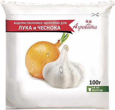 Удобрение для лука и чеснока Агровита (100г) водораствор (Россия)