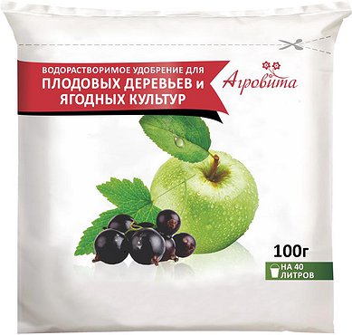 Удобрение для плод. дерев. и ягод. культ. Агровита (100г) водораствор (Россия)