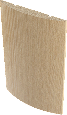 Наличник 70мм полукруглый беленый дуб (Россия)