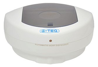 Дозатор для жидкого мыла автомат пластик белый 0.5л G-Teq 8626 (22.28)