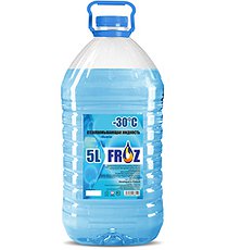 Жидкость стеклоомывающая FROZON Arctic Formula ( -20С) 5л. , синяя крышка (Россия)