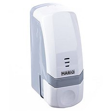 Диспенсер для мыла-пены пластик белый 0.7л Mario 8091 (F091) (24.34)