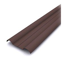 Штакетник металл. односторонний Волна, (RAL 8017) коричневый шоколад, 82х1800х0,4 мм