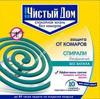 Спирали от комаров Чистый Дом (Россия)