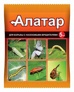 Средство от комплекса вредителей Алатар 5мл. (защита от 28 видов насекомых-вредителей) малатион+ципе