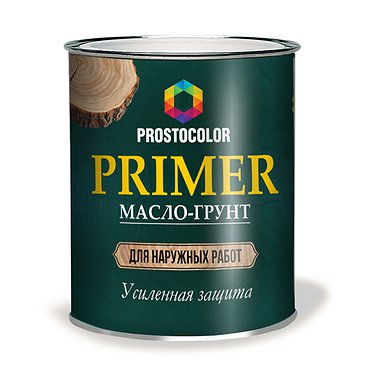 Масло-грунт PRIMER PROSTOCOLOR (наружное) 0,75л.