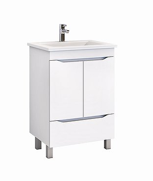 Комплект "GRANI 600-2-1" напольная 2-дверцы 1-ящик (тумба Grani  + умыв.Элина 60) (VIGO Россия)