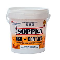 Грунт адгезионный SOPPKA OSB-kontakt 1кг.(Россия)