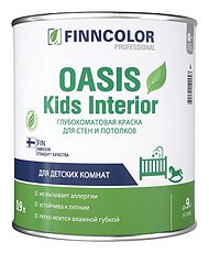 Краска OASIS Kids INTERIOR (базис C) 0,9л ФИННКОЛОР(Россия)