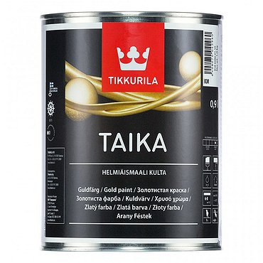 Краска ТАЙКА перлам. серебро НМ  0,9л TIKKURILA(Финляндия)