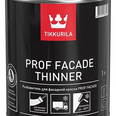 Растворитель PROF FACADE THINNER 1,0л TIKKURILA(Финляндия)