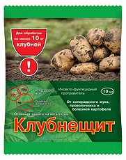 Протравитель клубней и стеблей картофеля Клубнещит 25мл. (защита от колорадск. жука, луковой мухи)