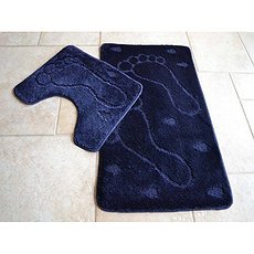Набор ковриков для ванной 2-предмета (55*90 и 55*45) D.BLUE (ZALEL Турция)